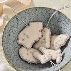 Velvet Winter Animal Icon Ornaments (Set of 6)