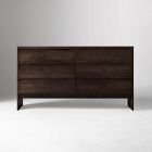 Open Box: Owens Solid Wood 6 Drawer Dresser (52"W x 33.25"H) - Ebony Cherry