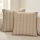 Woven Stripe Tree Pillow Cover