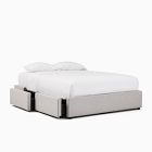 Upholstered Side Storage Bed Frame
