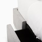Upholstered Side Storage Bed Frame