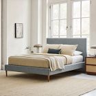 Emmett Nontufted Bed - Wood Legs