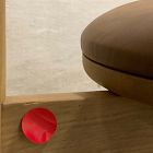 Open Box: Sadove Faux Leather Dining Chair - Bourbon, Sand 