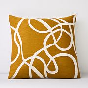 Crewel Rope Pillow Cover