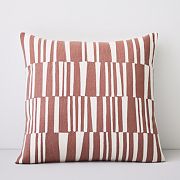 Crewel Linear Pillow Cover