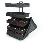 Christmas Ornament Storage Box w/ Adjustable Telescoping Height Dividers