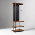 Pierce Mirror Wardrobe Valet (31")