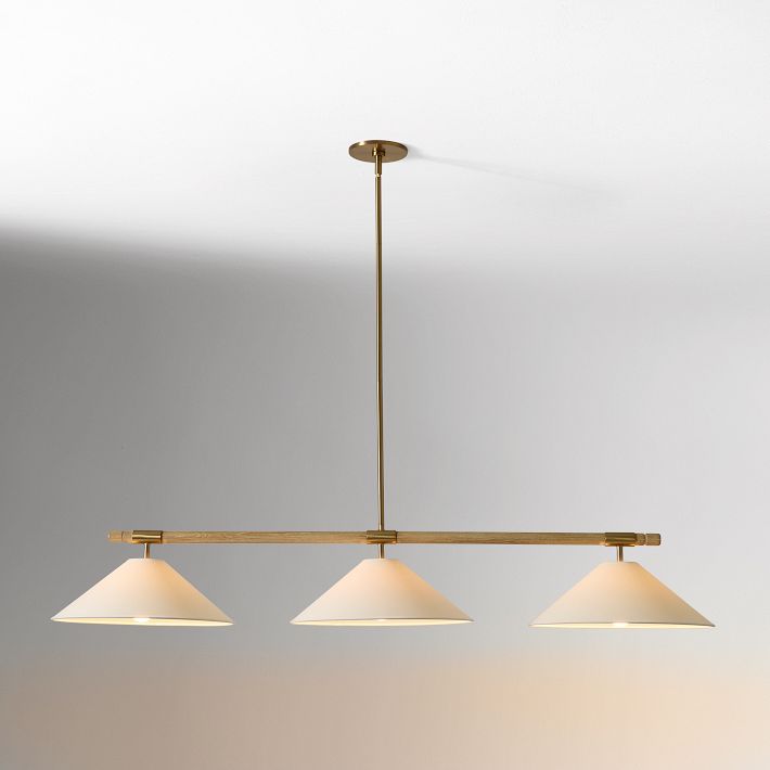 Devon 3-Light Linear Chandelier 54