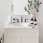 Mid-Century Single Bathroom Vanity (31.5") - White