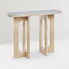 Taliferro Travertine Console Table (48")