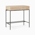 Industrial Solid Wood Storage Mini Desk (30")