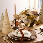 Velvet Bow Napkin Ring Sets