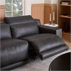 Dalton Motion Reclining Leather 5-Piece L-Shaped Sectional (127")