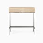 Industrial Solid Wood Storage Mini Desk (30")