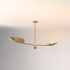 Laughton 2-Light Chandelier (54")