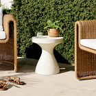 Hourglass Outdoor Side Table (16")