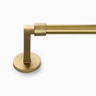 Open Box: Theon Mixed Shapes Adjustable Curtain Rod (28"-48") - Antique Brass