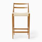 Open Box: Holland Counter Stool - Natural Cord, Acorn Finish