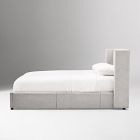 Shelter Non-Tufted Side Storage Bed