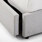 Shelter Non-Tufted Side Storage Bed