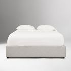 Upholstered Low Profile Bed Frame with Storage Options