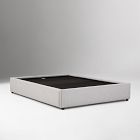 Upholstered Low Profile Bed Frame with Storage Options