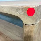 Open Box: Calla Solid Wood Entryway Bench (56") - Cool Walnut