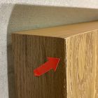 Open Box: Volume Floating Shelf (60"L x 8"D) - Oak