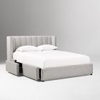 Shelter Channel Tufted Side Storage Bed