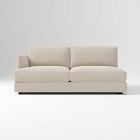 Open Box: Haven Left Arm 2.5 Seater Sofa - Performance Distressed Velvet Sand