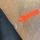 Open Box: Carved Pattern 3-Drawer Dresser (35") - Burnt Wax