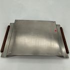 Open Box: Pierce &amp; Ward Rectangular Metal Tray (18" x 12") - Pewter