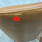 Open Box: Mid-Century Leather Swivel Counter Stool (26.6") - Saddle Leather Nut, Acorn