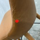 Open Box: Mid-Century Leather Swivel Counter Stool (26.6") - Saddle Leather Nut, Acorn