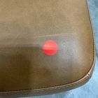 Open Box: Mid-Century Leather Swivel Counter Stool (26.6") - Saddle Leather Nut, Acorn