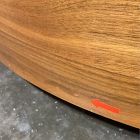 Open Box: Volume Round Drum Coffee Table (36") - Cool Walnut