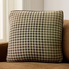 Lone Fox Color Block Gingham Pillow Cover