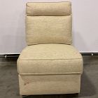 Open Box: Harris Motion Reclining Armless Single - Performance Coastal Linen Sand