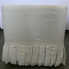 Open Box: Robin Pleated Skirt Glider - Performance Yarn Dyed Linen Weave Alabaster