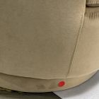 Open Box: Viv Swivel Chair - Deluxe Velvet Camel