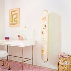Swivel Mirror w/ Pinboard (13.25"W x 56"H)