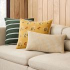 Emma Chamberlain Embroidered Floral Pillow Cover