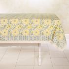 Sustainable Threads Artisan Block-Print Cotton Tablecloth