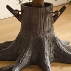 Lone Fox Faux Bois Tree Stand - Floor