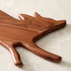Lone Fox Woodland Cheese Knives &amp; Wood Serve Board