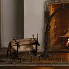 Lone Fox Woodland Deer Fireplace Collection