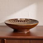 Carved Ceramic Bowl