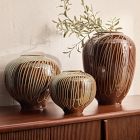 Carved Ceramic Vases