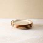 Lone Fox Faux Bois Appetizer Plate Sets