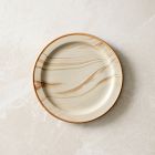 Lone Fox Faux Bois Salad Plate Sets